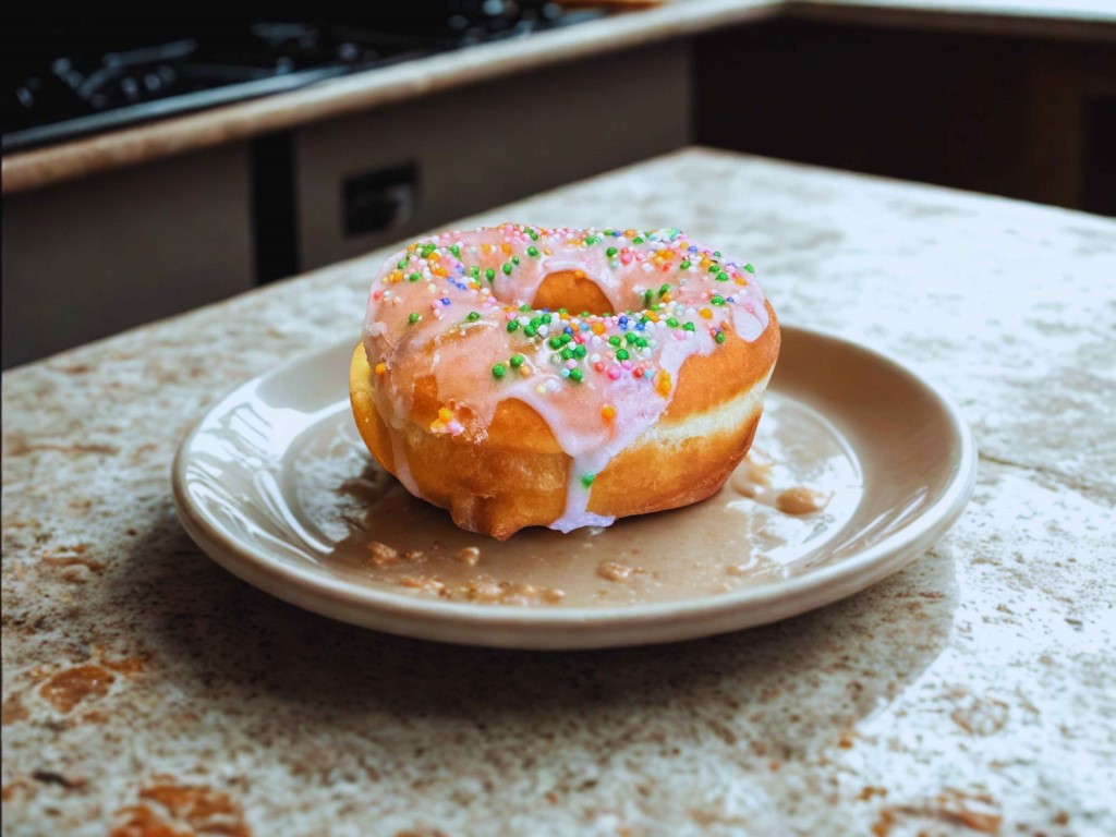 Pączek oponka lukrowany